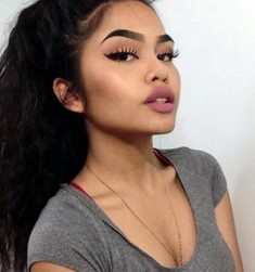 Beautiful Mexican girl with a pretty